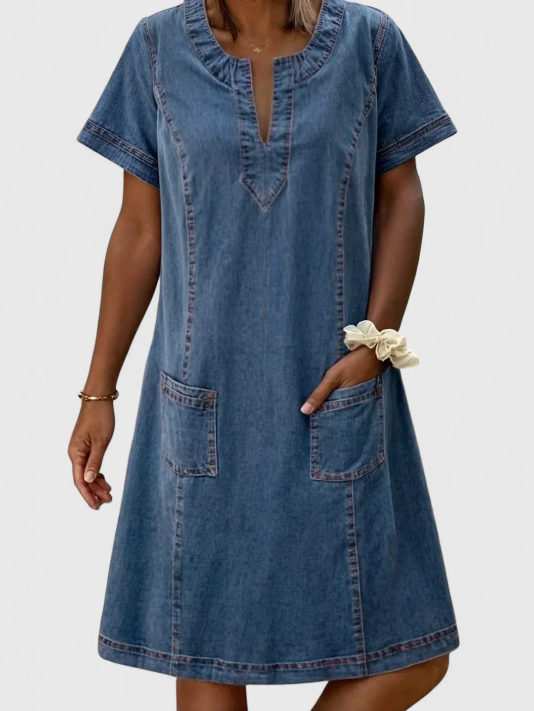 Filippa – Pehmeä Denimmekko