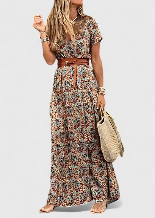 Lorrainee | Tyylikäs Boho Maxi Mekko