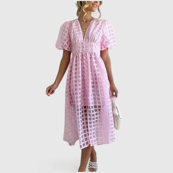 Elanqi | Tyylikäs Midi Mekko