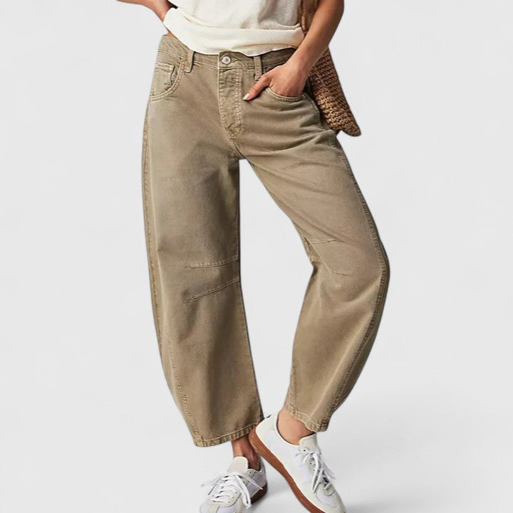 Sateen | Mukavat Leveät Housut